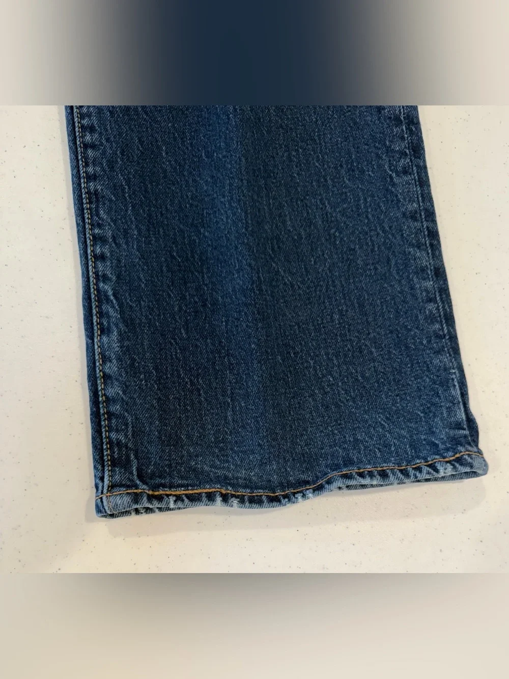 Levi's 501 Jeans Men 40x30 Blue Straight Leg Button Fly Red Tab Denim